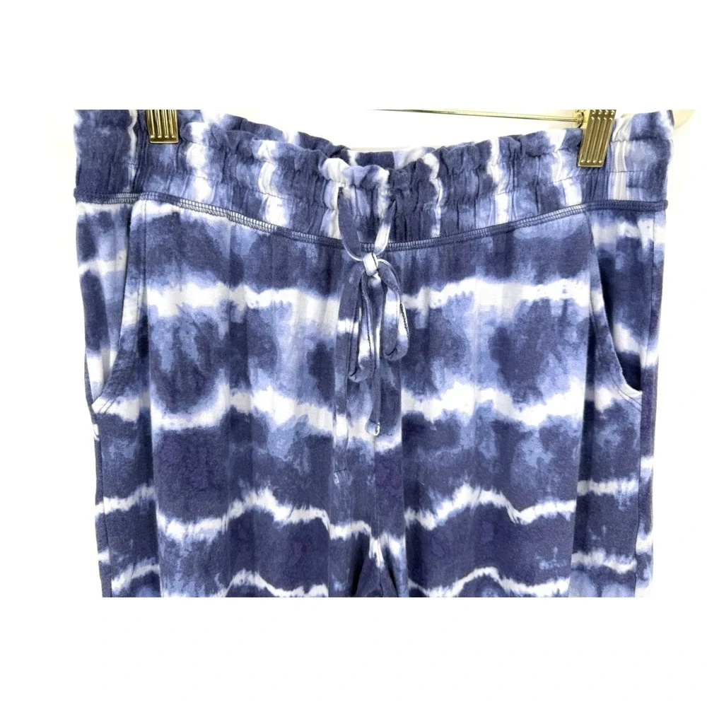 Koolaburra UGG Blue White Tie Dye Pattern Pajamas PM Soft Comfy Lounge